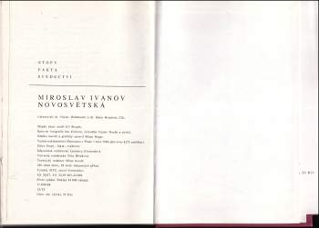 Miroslav Ivanov: Novosvětská