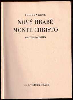 Jules Verne: Nový hrabě Monte Christo