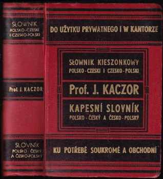 Nový kapesní slovník česko-polský a polsko-český