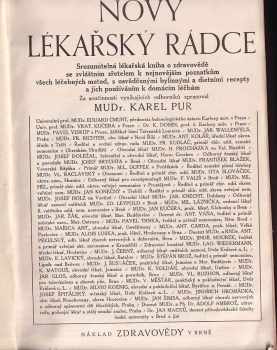 Karel Pur: Nový lékařský rádce