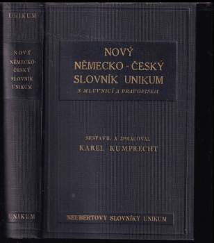 Nový německo-český slovník Unikum s mluvnicí a pravopisem