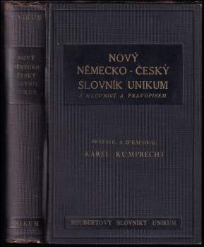 Nový německo-český slovník Unikum s mluvnicí a pravopisem
