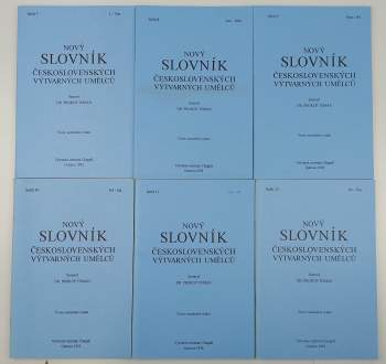 Prokop Toman: Nový slovník československých výtvarných umělců 1-16, dodatky