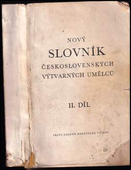 Nový slovník československých výtvarných umělců