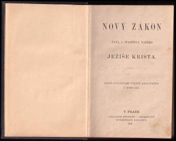 Nový zákon Pána a Spasitele našeho Ježíše Krista + Kniha žalmů