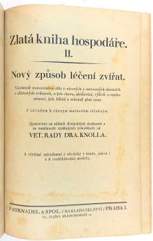 Adolf Knoll: Nový způsob léčení zvířat