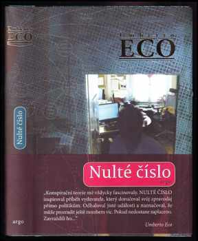 Nulté číslo - Umberto Eco (2015, Argo) - ID: 1876108