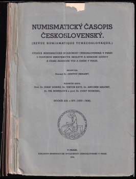 Gustav Skalský: Numismatický časopis československý