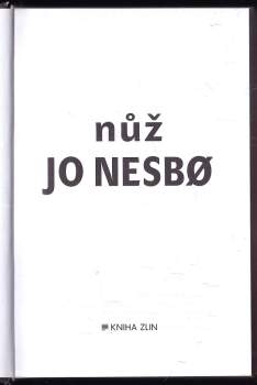 Jo Nesbø: Nůž