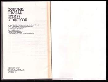 Bohumil Hrabal: Nymfy v důchodu