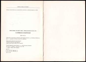 Ján Pišút: O atómoch a kvantovaní