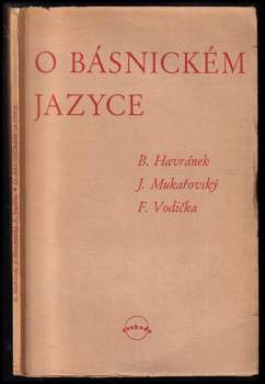 O básnickém jazyce