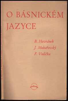 O básnickém jazyce
