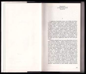 T. S Eliot: O básnictví a básnících