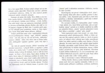 Tomáš Novotný: O Bibli