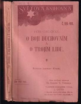 O boji duchovním a o trojím lidu