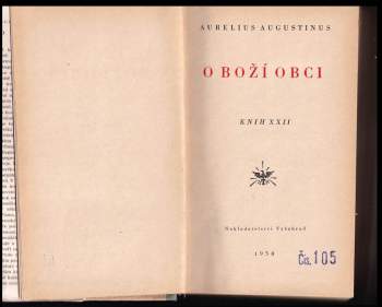 Augustin: O Boží obci knih XXII