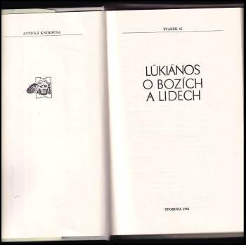 Lúkianos: O bozích a lidech