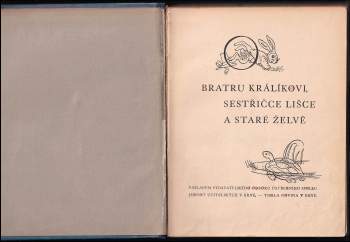 Petr Denk: O bratru králíkovi, sestřičce lišce a staré želvě