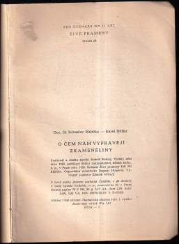 Bohuslav Růžička: O čem nám vyprávějí zkameněliny