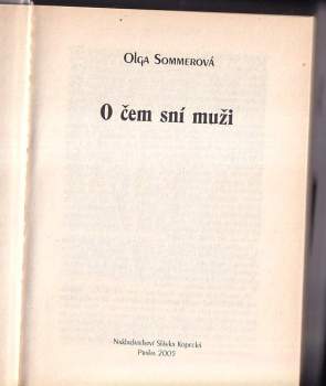 O čem sní muži