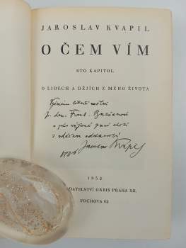 Jaroslav Kvapil: O čem vím