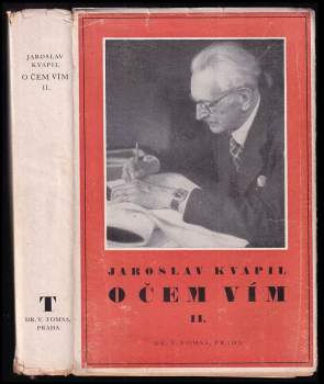 Jaroslav Kvapil: O čem vím