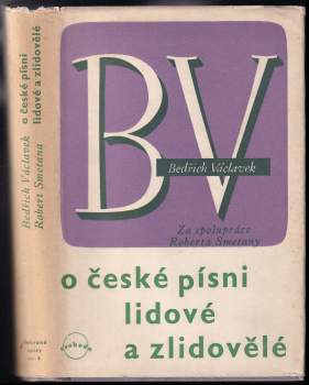 O české písni lidové a zlidovělé