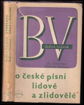 O české písni lidové a zlidovělé