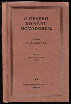 O českém románu novodobém
