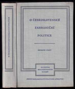 O československé zahraniční politice 1918-1939 - sborník statí