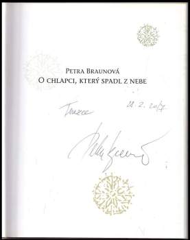Petra Braunová: O chlapci, který spadl z nebe