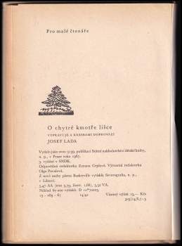 Josef Lada: O chytré kmotře lišce