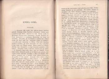 Quintus Curtius Rufus: O činech Alexandra Velikého, krále macedonského