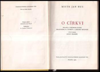 Jan Hus: O církvi