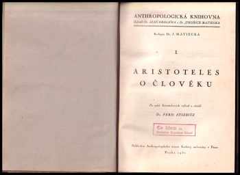 Aristotelés: O člověku
