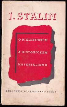 O dialektickém a historickém materialismu