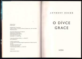 Anthony Doerr: O dívce Grace