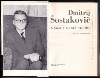 Dmitrij Dmitrijevič Šostakovič: O době a o sobě, 1926/1975