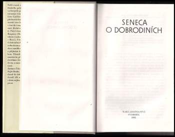 Lucius Annaeus Seneca: O dobrodiních
