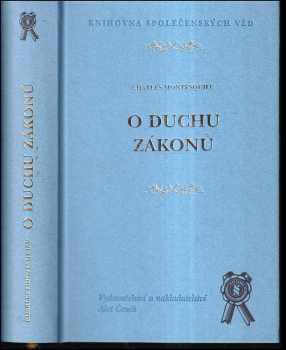 O duchu zákonů