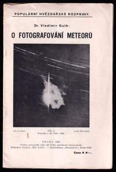 O fotografování meteorů