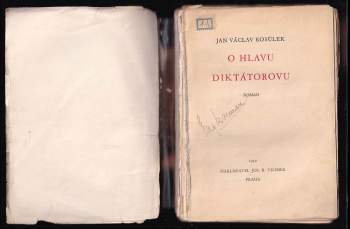 Jan Václav Rosůlek: O hlavu diktátorovu
