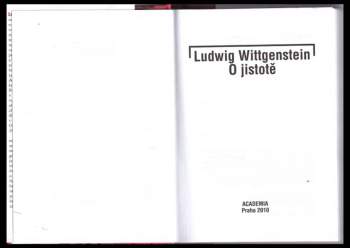 Ludwig Wittgenstein: O jistotě