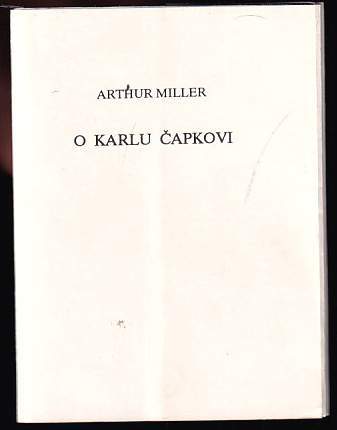 O Karlu Čapkovi