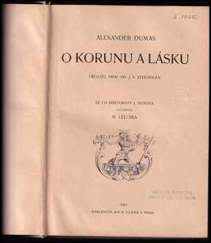 Alexandre Dumas: O korunu a lásku