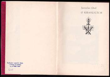 Jaroslav Orel: O kraslicích