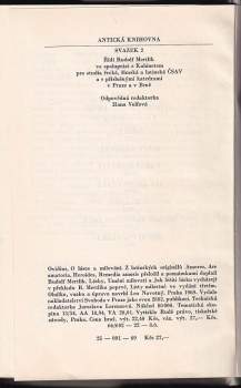Ovidius: O lásce a milování