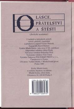 O lásce, přátelství a štěstí