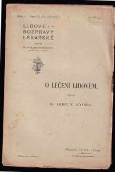 O léčení lidovém